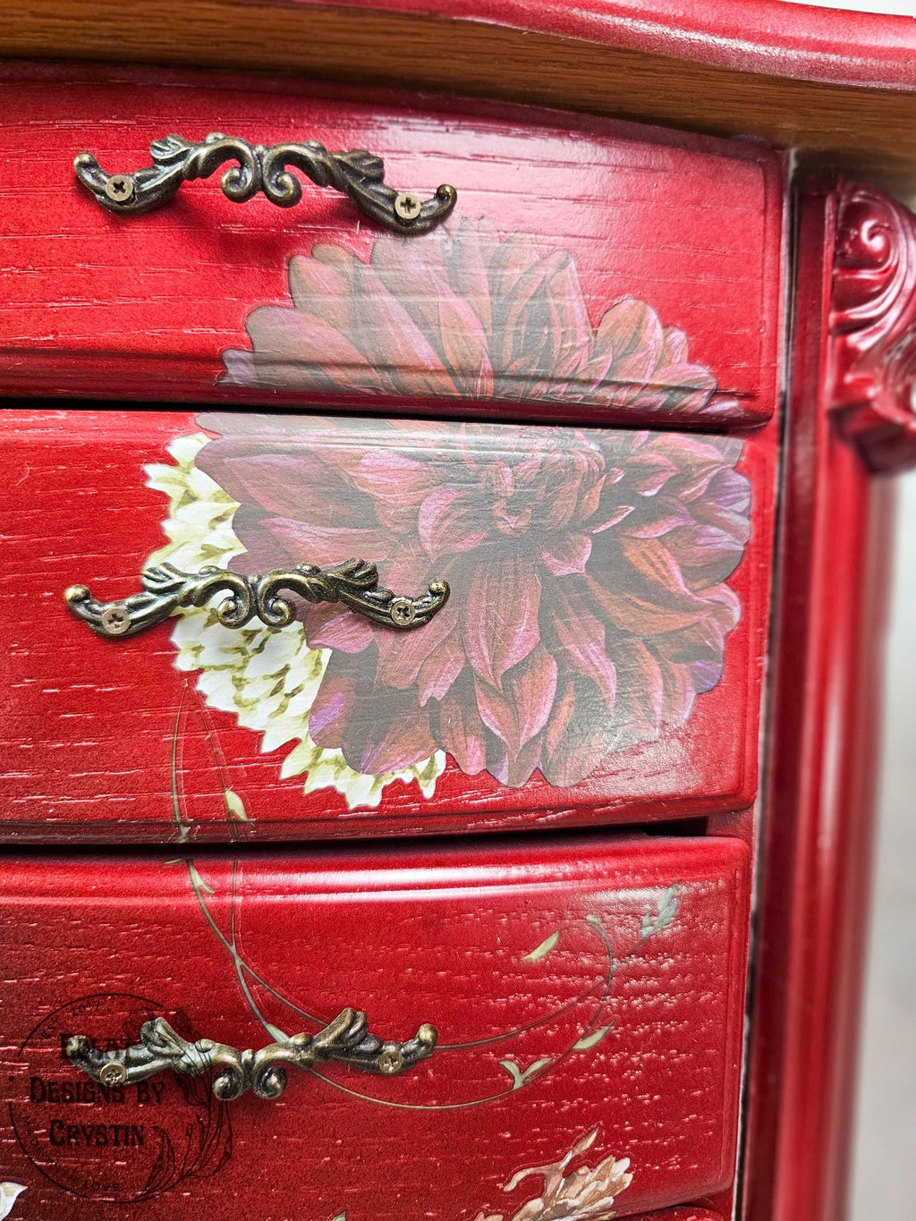 Red Romance Jewelry Armoire