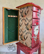 Red Romance Jewelry Armoire