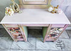Romance in Bloom Vanity Table with Mirror