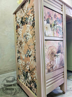 Romance in Bloom Vanity Table with Mirror
