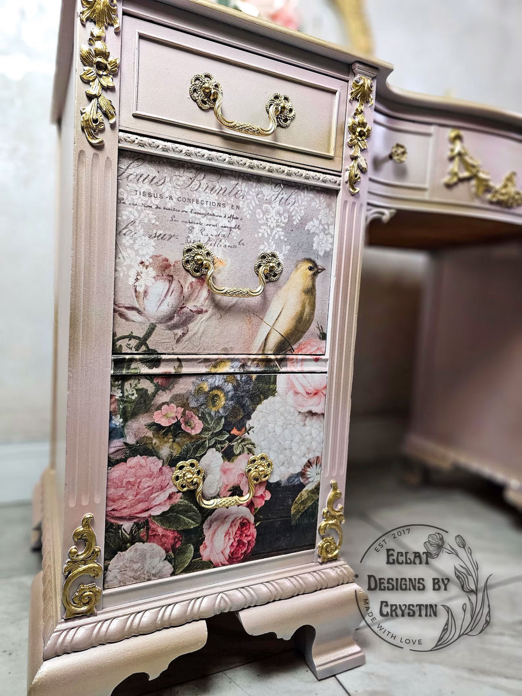 Custom Romantic Desk