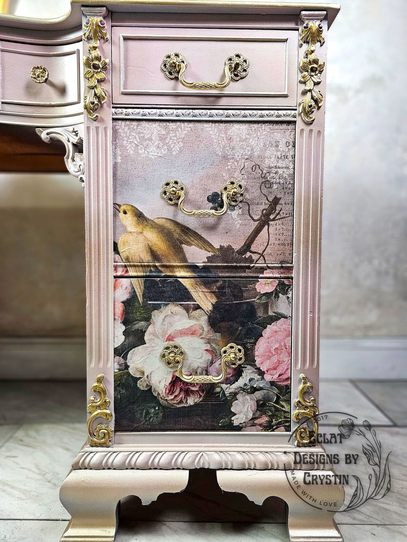 Custom Romantic Desk