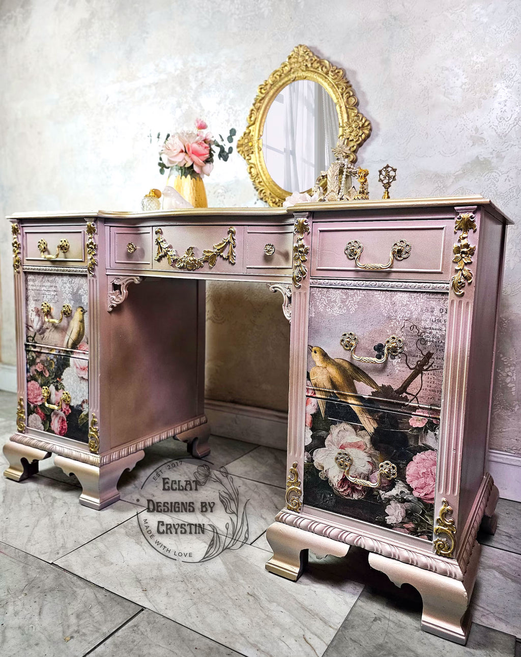 Custom Romantic Desk