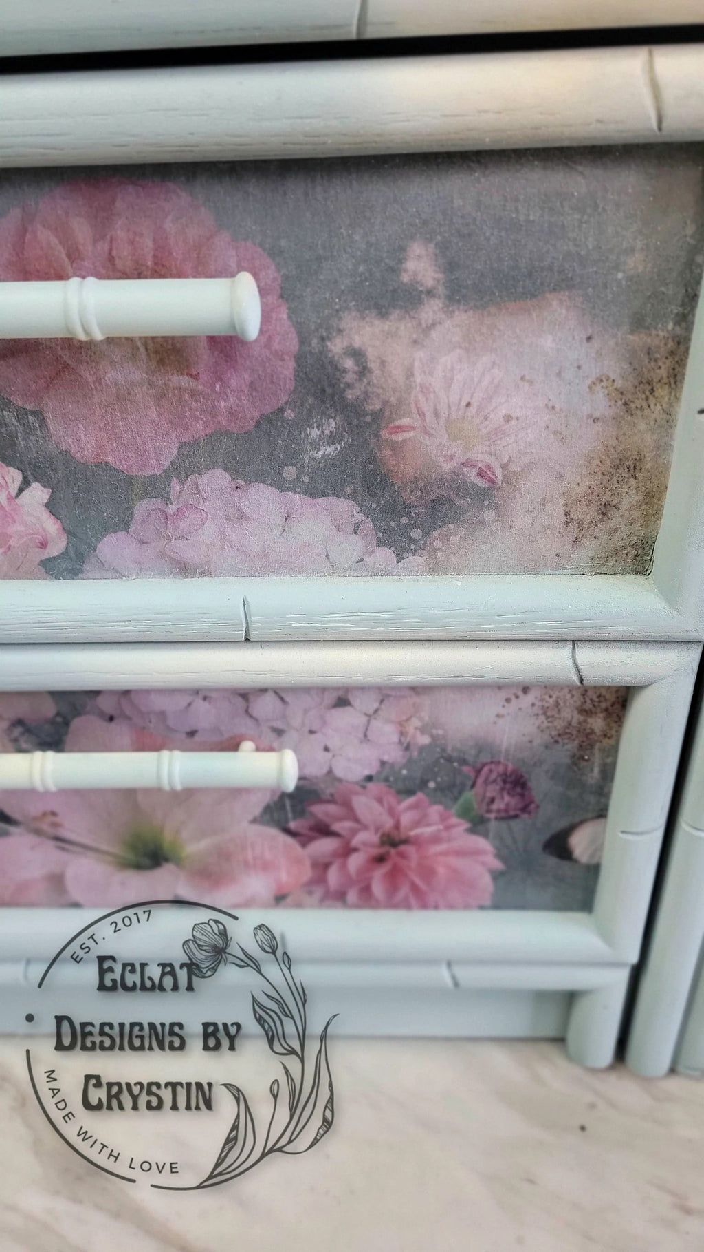 Romantic Floral Nightstands