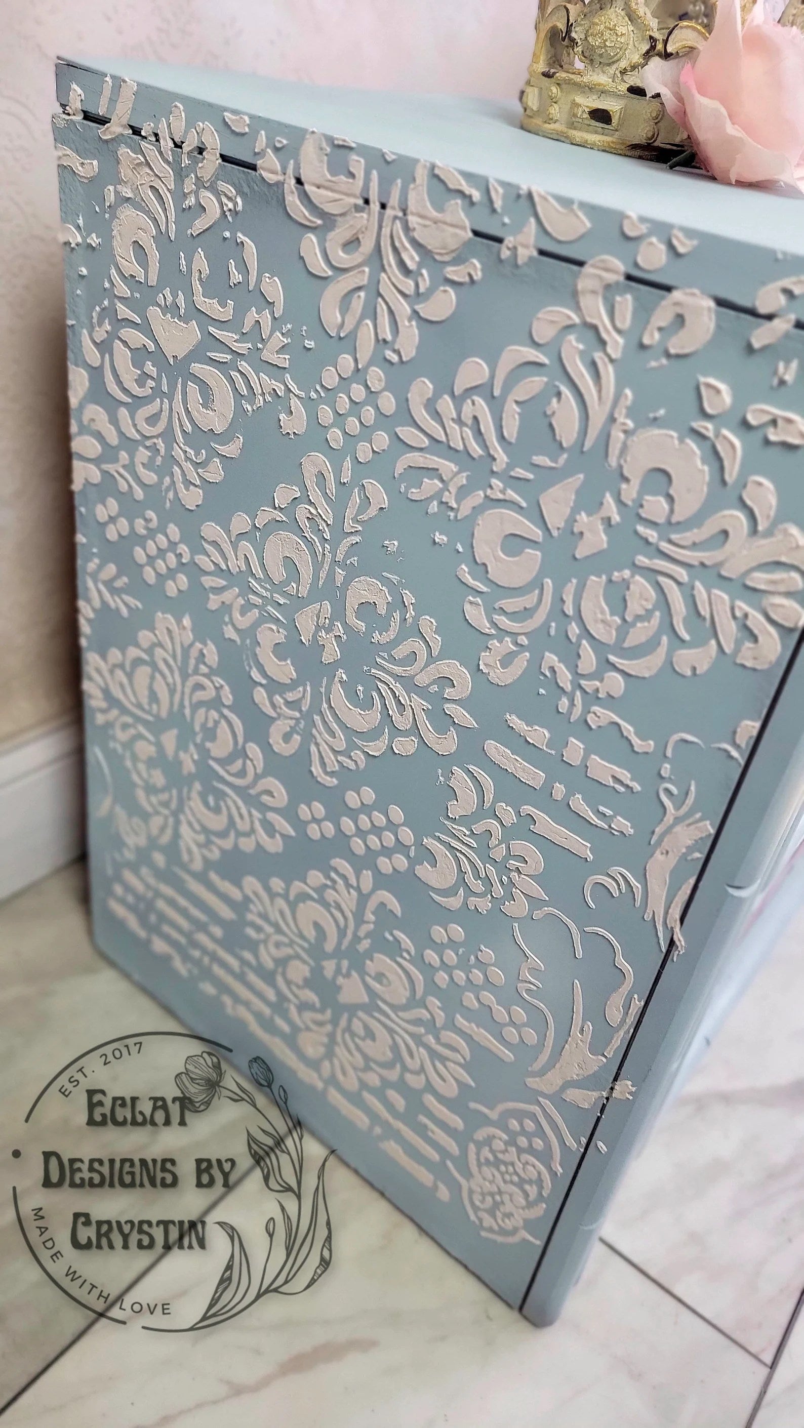 Romantic Floral Nightstands