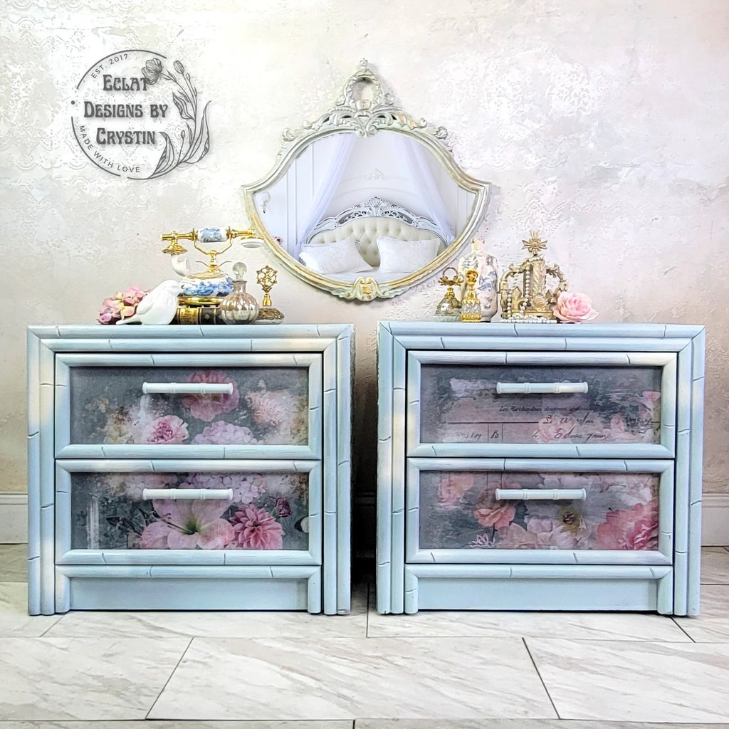 Romantic Floral Nightstands