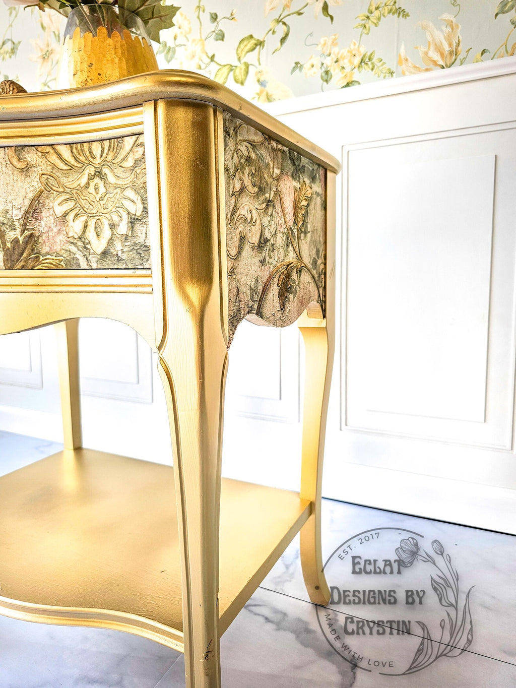 Royal Gold End Table