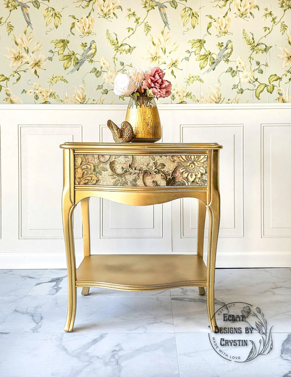 Royal Gold End Table
