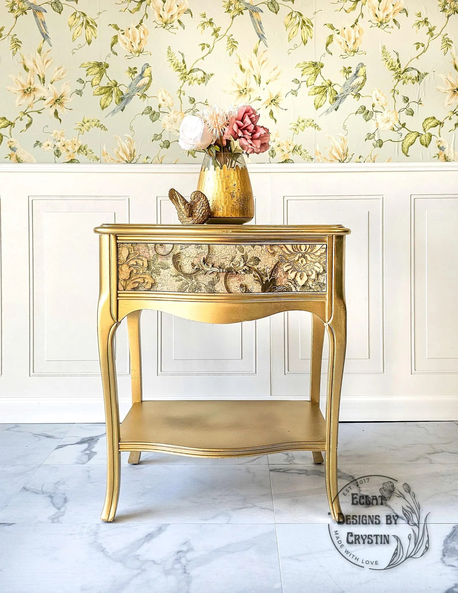 Royal Gold End Table
