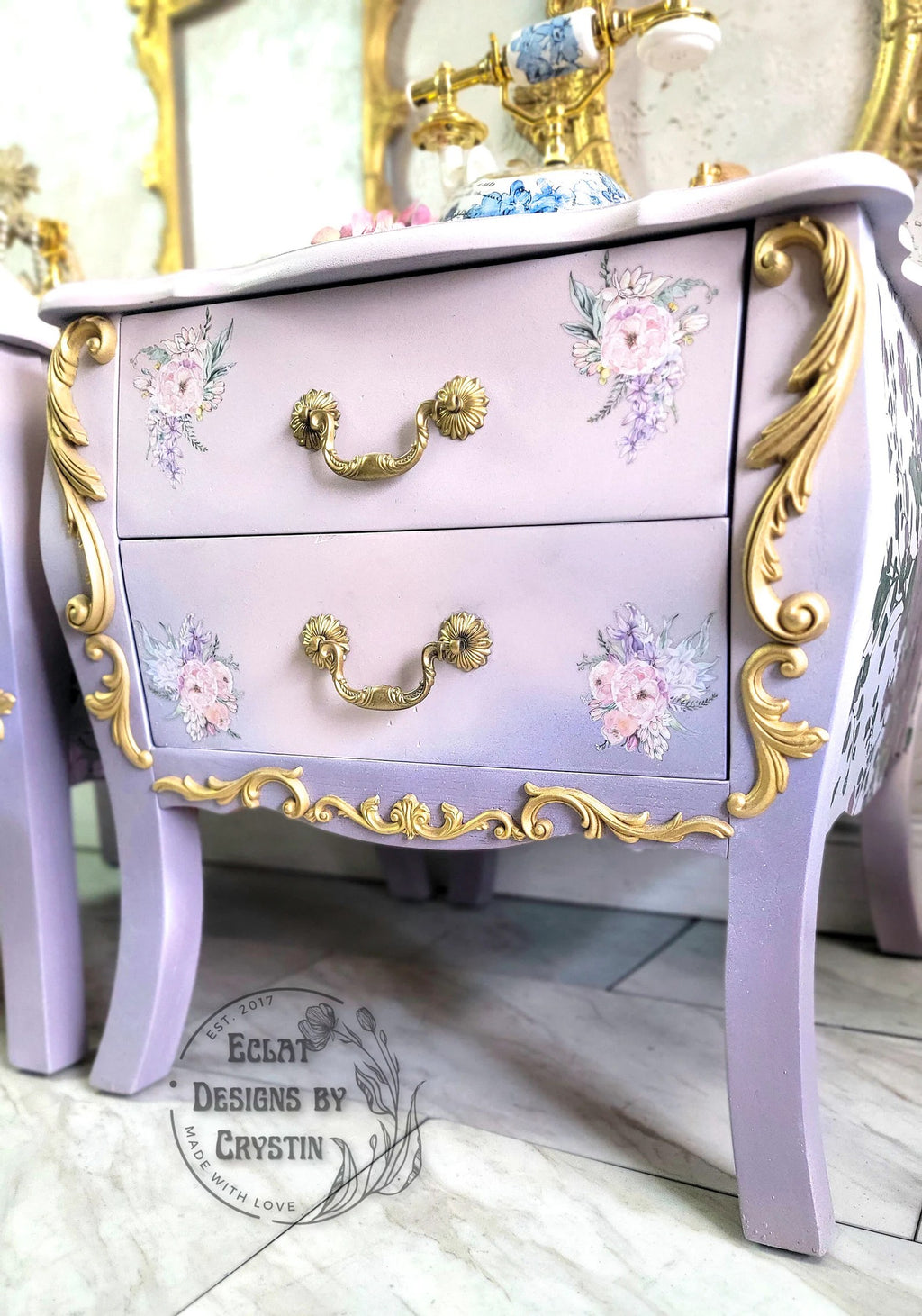 Spring in Full Bloom Nightstands