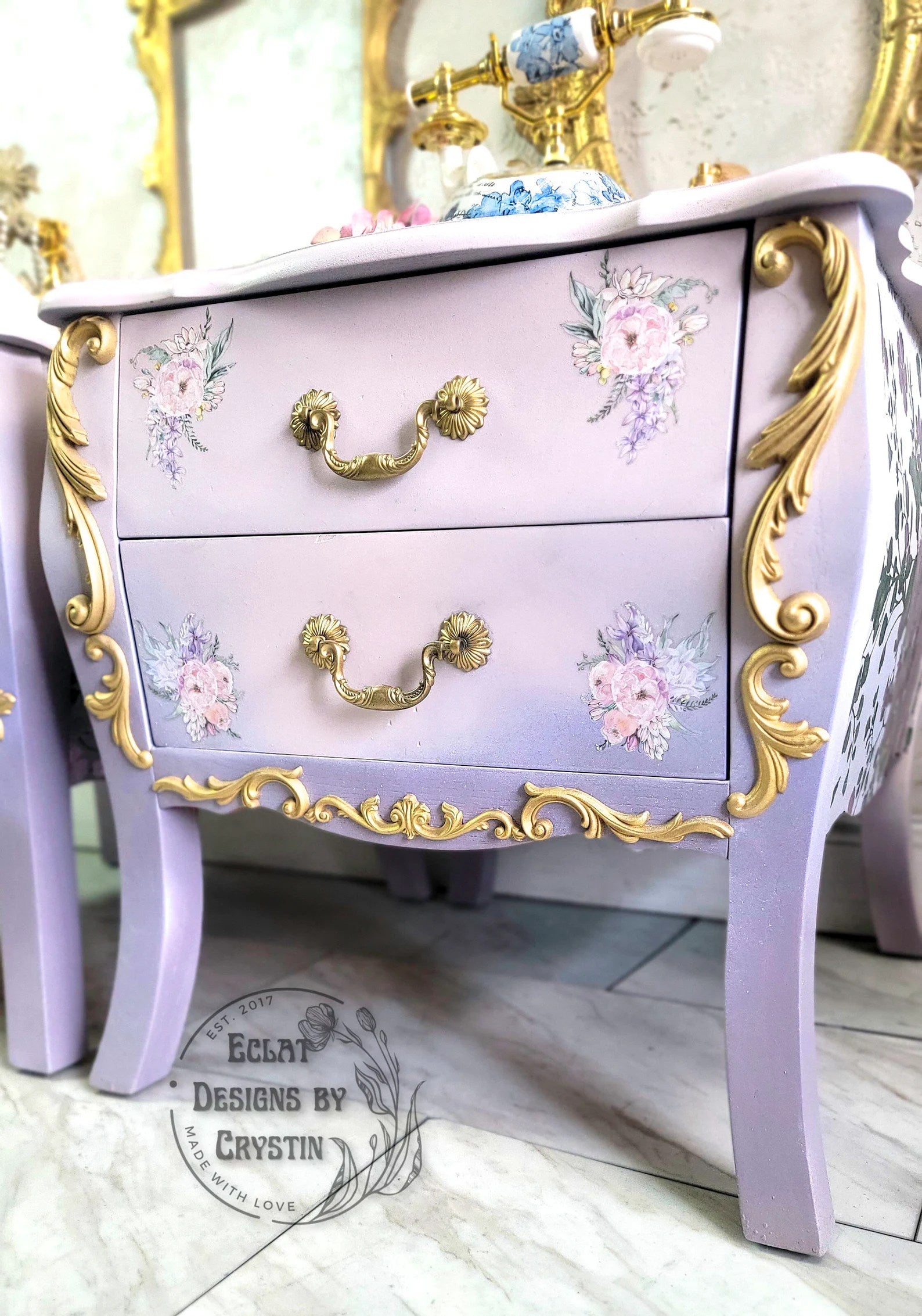 Spring in Full Bloom Nightstands