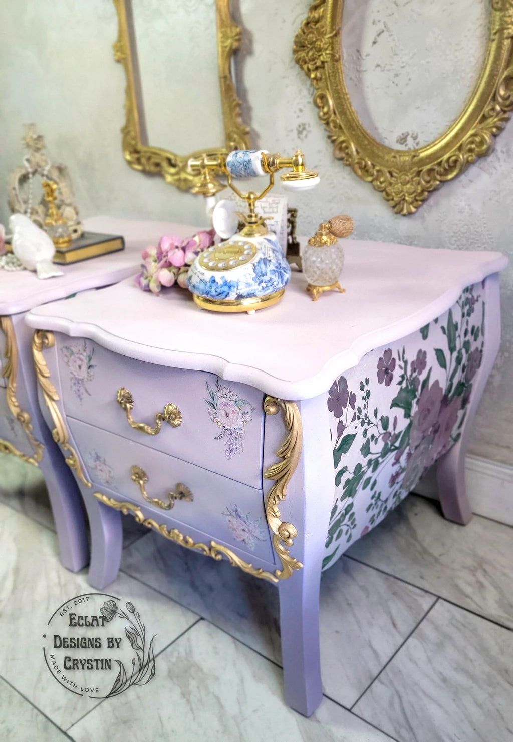 Spring in Full Bloom Nightstands
