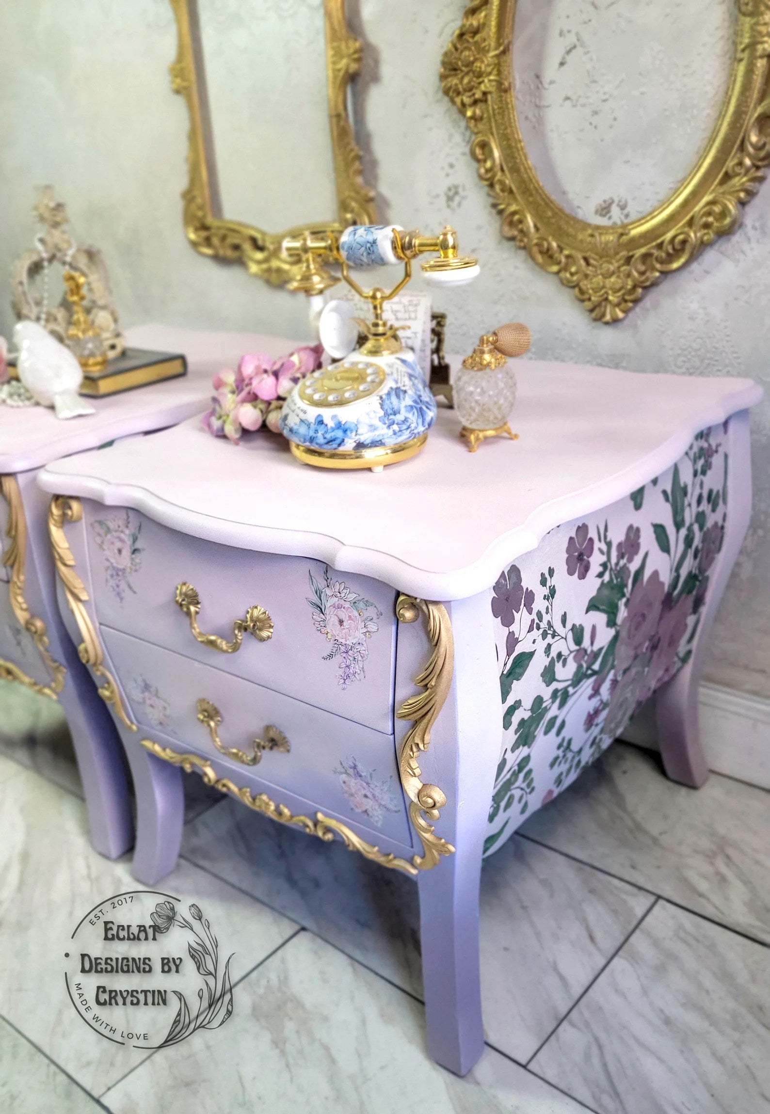 Spring in Full Bloom Nightstands