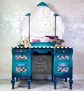 Whimsical Peacock Vanity