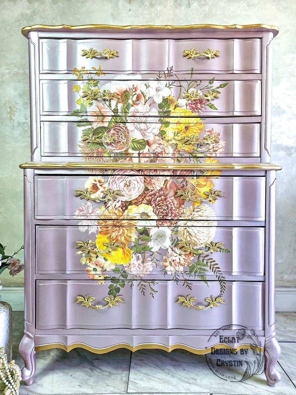 Woodland Floral Dresser