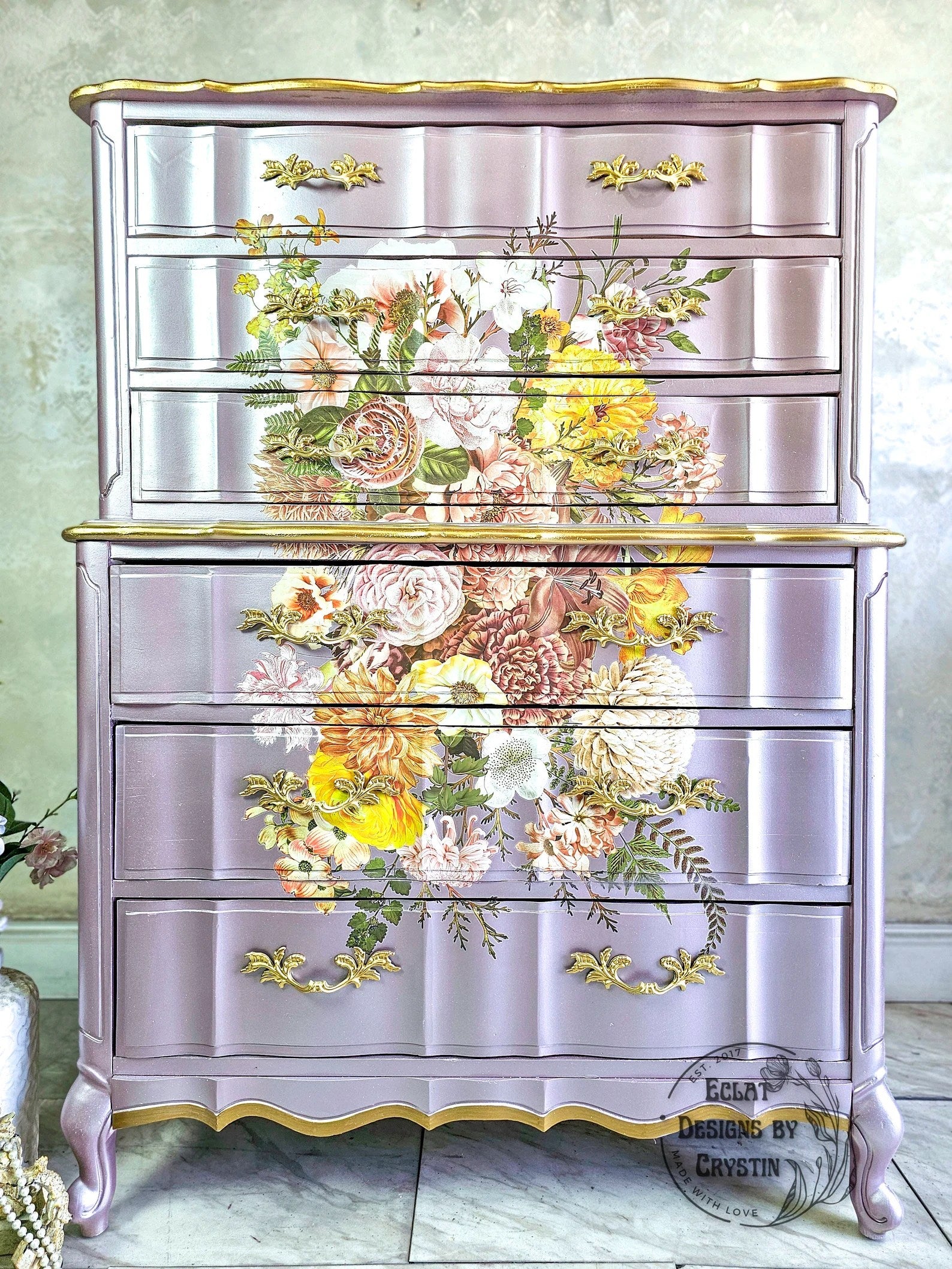 Woodland Floral Dresser
