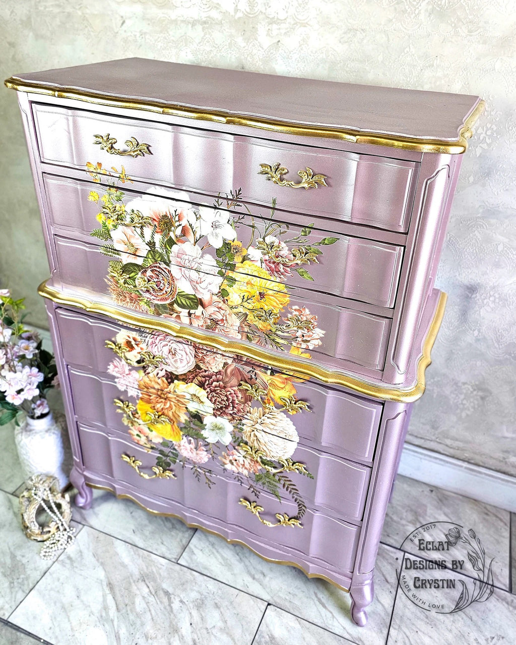 Woodland Floral Dresser