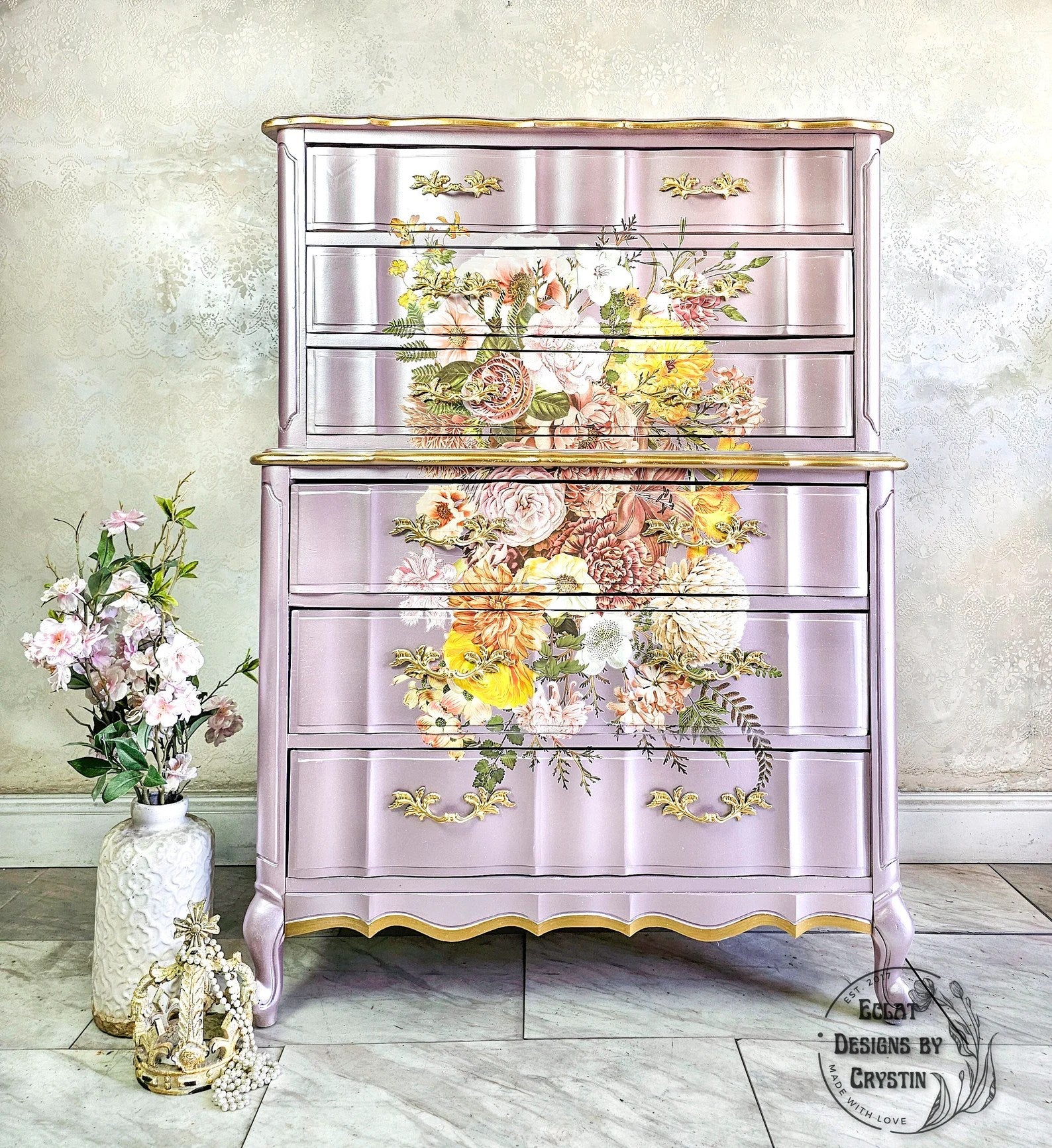 Woodland Floral Dresser