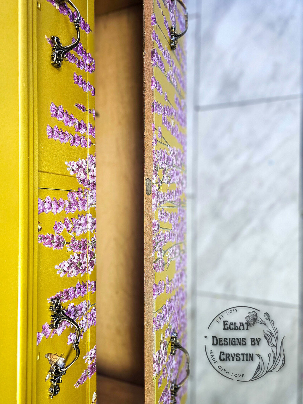 Yellow Lavender Dresser